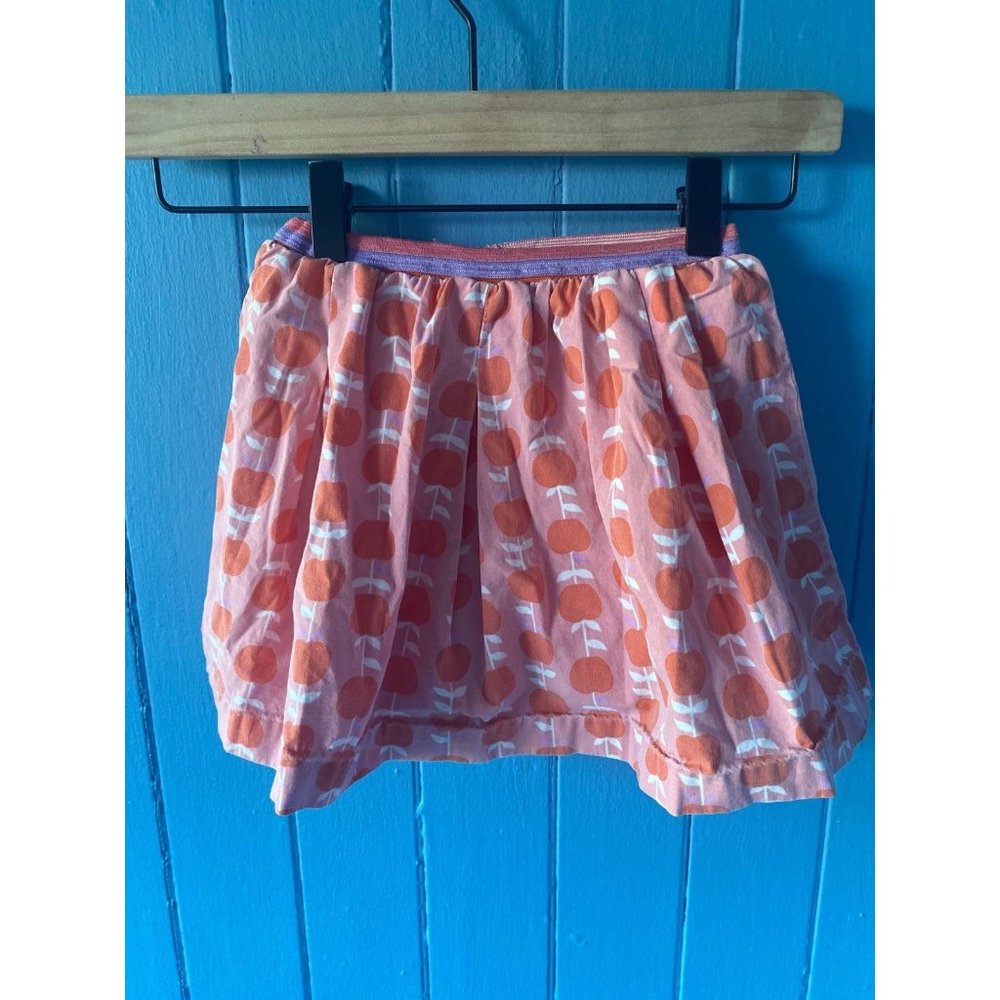 Marks & Spencer Pink Apple Print Skirt 3/4Y